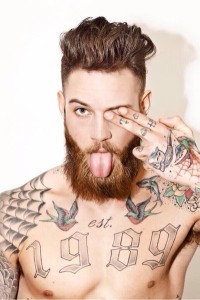 Татуировки и борода